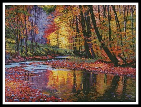 Autumn Prelude (Large) by Artecy printed cross stitch chart